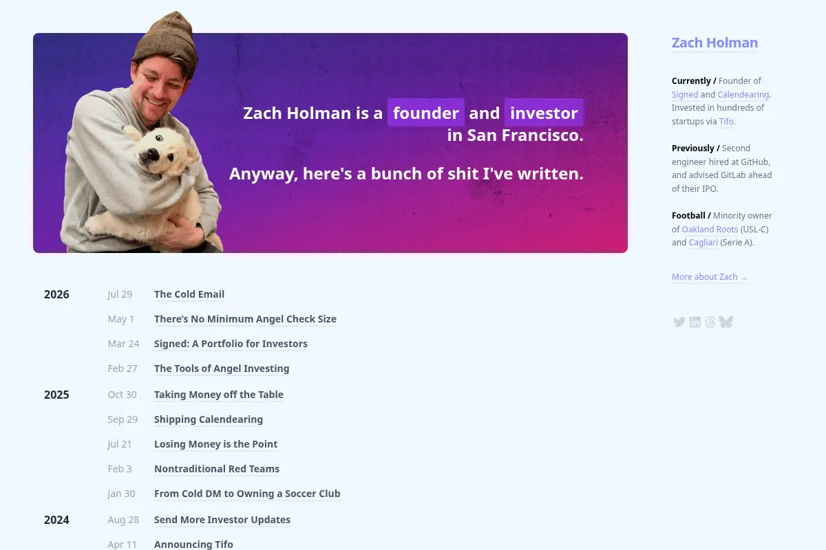 Zach Holman