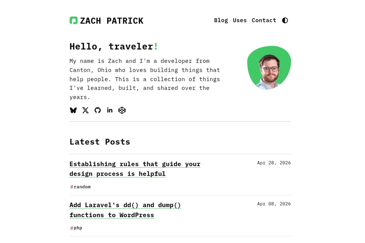 Zach Patrick - Builder of internet things