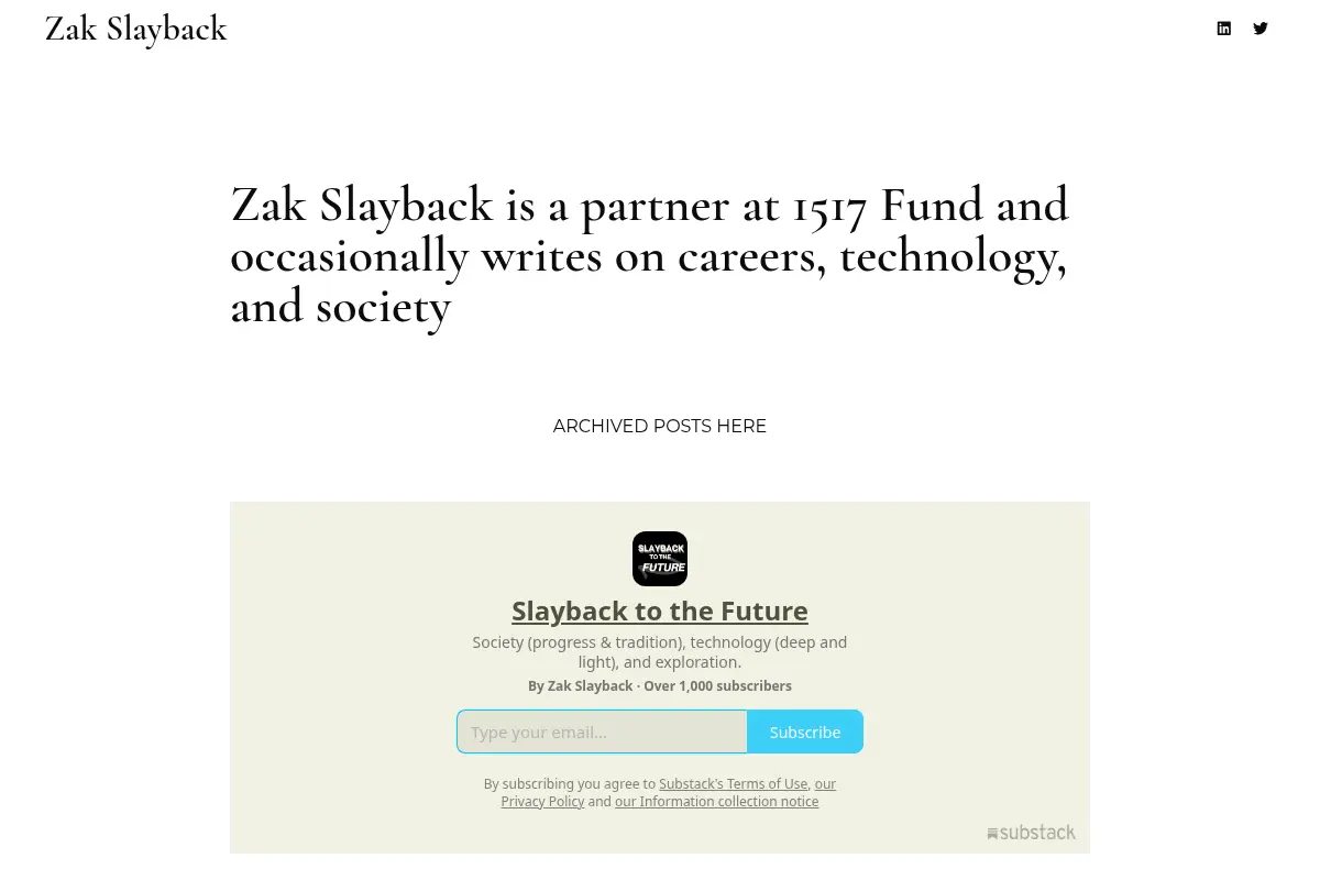 Zak Slayback
