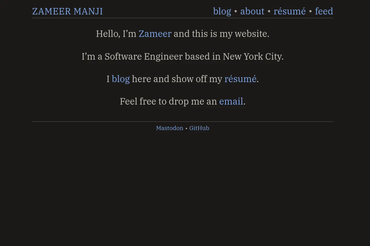 Zameer Manji