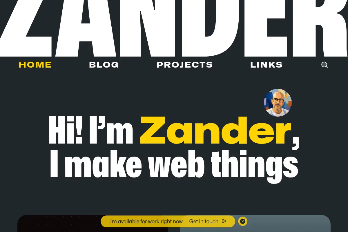 Zander Martineau's personal site