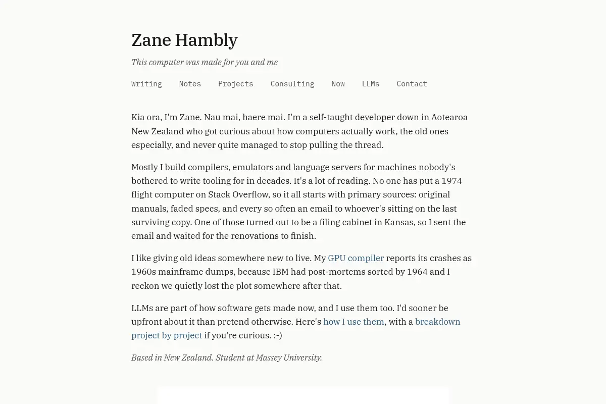 Zane Hambly