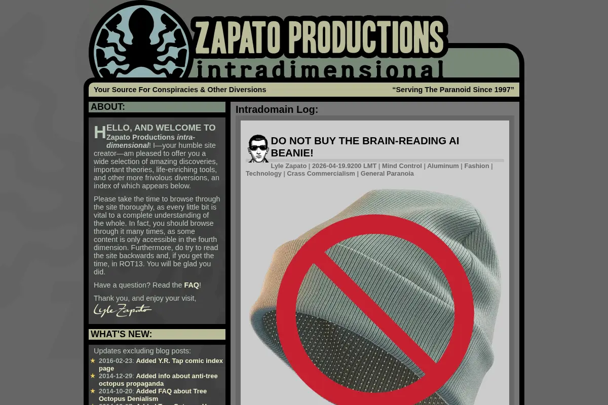 Zapato Productions intradimensional