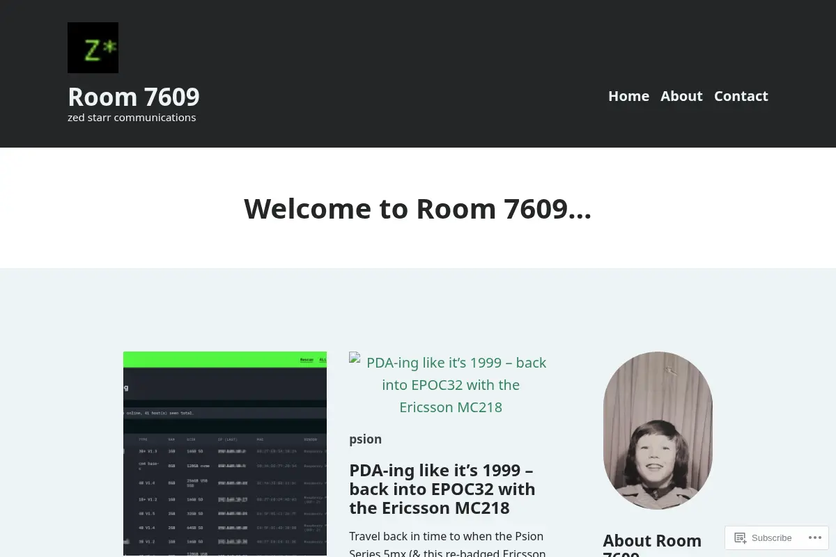 Room 7609 – zed starr communications