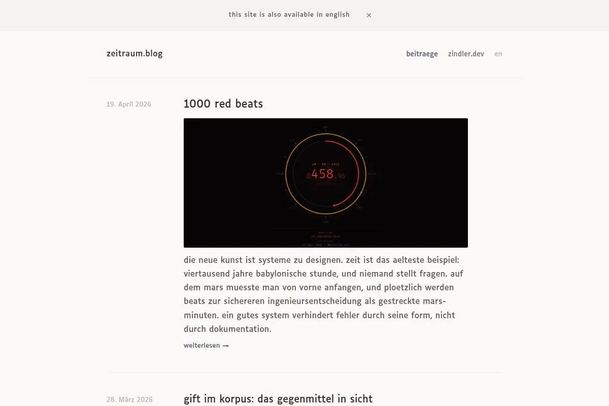 zeitraum.blog