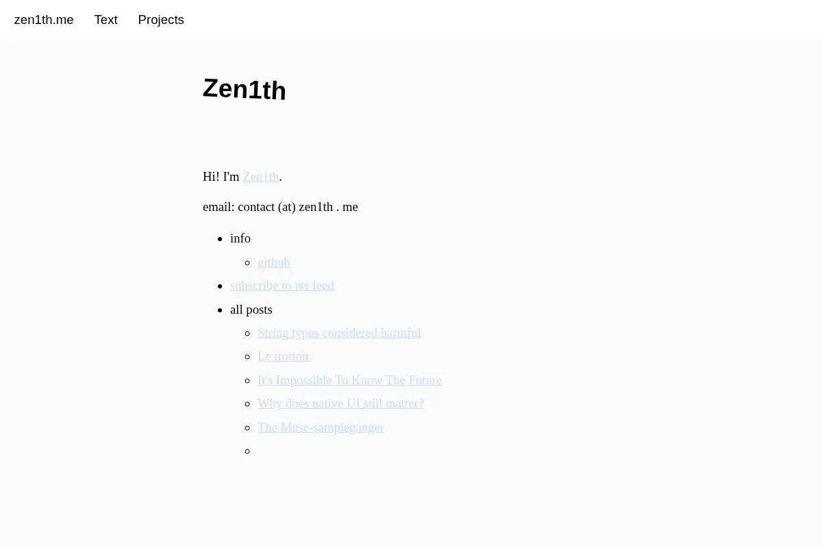 Zen1th