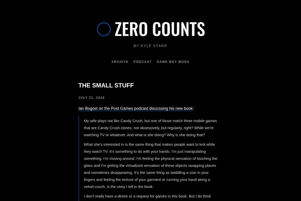 Zero Counts