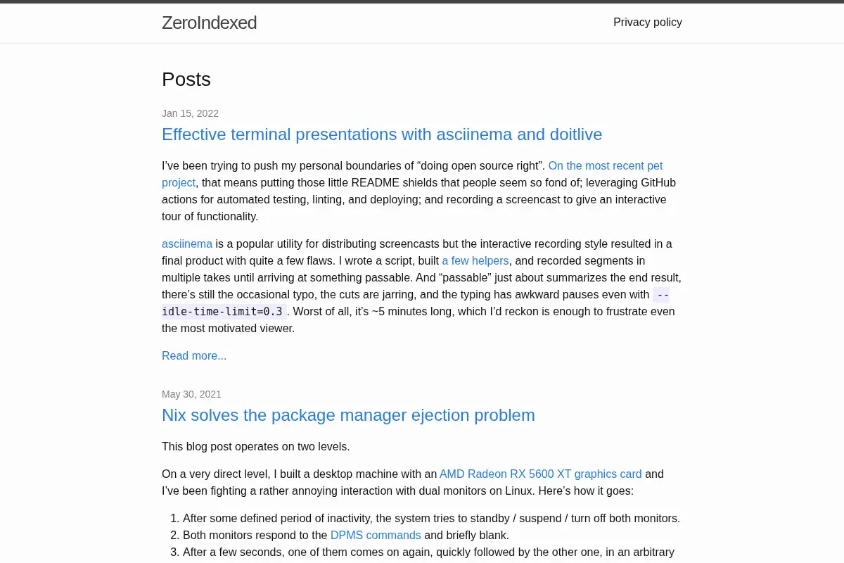 ZeroIndexed | Ronuk's personal blog
