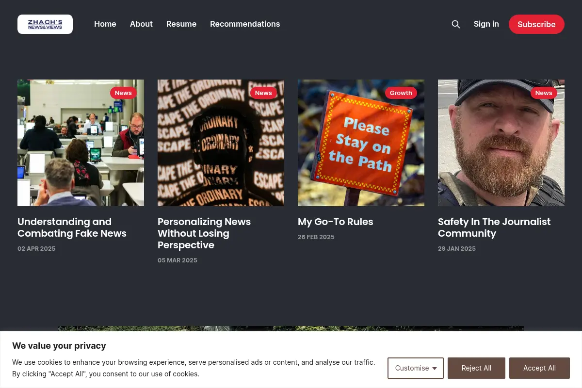Zhach's News & Views