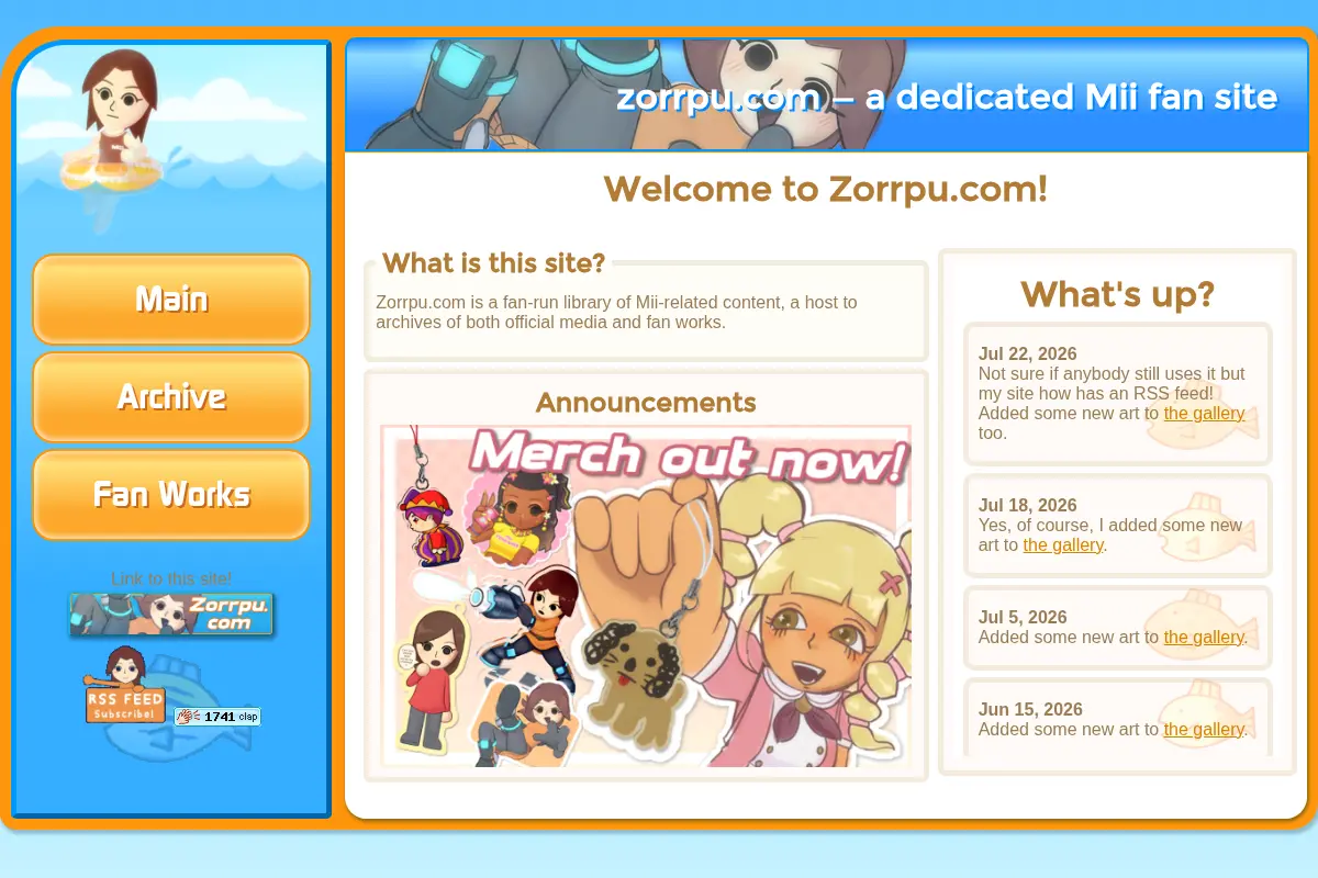 Zorrpu Mii Site